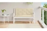 vidaXL Auflage f&uuml;r Hollywoodschaukel Beige 120 cm Stoff