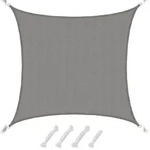 UV Sonnensegel Wasserdurchl&auml;ssig 5x5 - Viereckig - Sonnenschutz Garten Terrasse