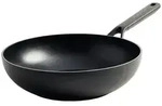 KitchenAid Classic Forged schwarz Wok 28 cm f&uuml;r alle Herdarten geeignet