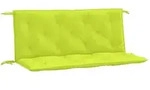 vidaXL Gartenbank-Auflagen 2 Stk. Knallgr&uuml;n 120x50x7 cm Oxford-Gewebe