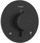 hansgrohe Ecostat Comfort S Thermostat Unterputz f&uuml;r 2 Verbraucher, Mattschwarz