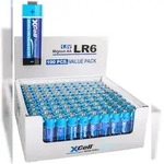 100x XCell AA LR6 Mignon Super Alkaline Batterie