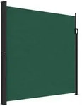 vidaXL Seitenmarkise Ausziehbar Dunkelgr&uuml;n 200x300 cm