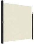 vidaXL Seitenmarkise Ausziehbar Creme 200x300 cm
