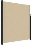 vidaXL Seitenmarkise Ausziehbar Beige 220x300 cm