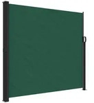 vidaXL Seitenmarkise Ausziehbar Dunkelgr&uuml;n 180x600 cm