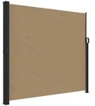 vidaXL Seitenmarkise Ausziehbar Taupe 180x300 cm