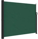 vidaXL Seitenmarkise Ausziehbar Dunkelgr&uuml;n 160x300 cm