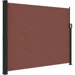 vidaXL Seitenmarkise Ausziehbar Braun 160x600 cm