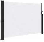 vidaXL Seitenmarkise Ausziehbar Wei&szlig; 140x500 cm