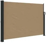 vidaXL Seitenmarkise Ausziehbar Taupe 140x500 cm