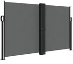 vidaXL Seitenmarkise Ausziehbar Anthrazit 140x1200 cm