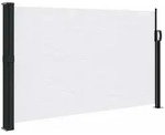 vidaXL Seitenmarkise Ausziehbar Wei&szlig; 120x500 cm