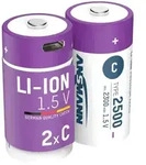Ansmann 1313-0004 Wiederaufladbare Li-Ion-Baby-C-Batterien Typ 2500 (min. 2300 mAh),