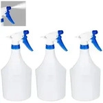 Relaxdays Spr&uuml;hflasche Pflanzen, 3er Set, einstellbare D&uuml;se, 1 Liter, mit Skala,