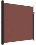 vidaXL Seitenmarkise Ausziehbar Braun 200x500 cm
