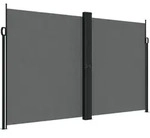 vidaXL Seitenmarkise Ausziehbar Anthrazit 200x1000 cm