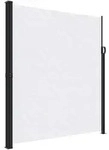vidaXL Seitenmarkise Ausziehbar Wei&szlig; 220x500 cm