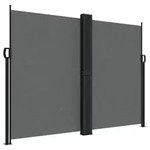 vidaXL Seitenmarkise Ausziehbar Anthrazit 180x600 cm