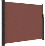vidaXL Seitenmarkise Ausziehbar Braun 160x500 cm