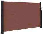 vidaXL Seitenmarkise Ausziehbar Braun 120x600 cm