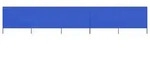 vidaXL 5-teiliges Windschutzgewebe 600 x 160 cm Azurblau