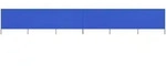 vidaXL 6-teiliges Windschutzgewebe 800 x 120 cm Azurblau