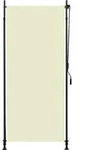 vidaXL Au&szlig;enrollo 100 x 270 cm Creme