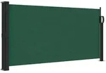 vidaXL Seitenmarkise Ausziehbar Dunkelgr&uuml;n 100x300 cm