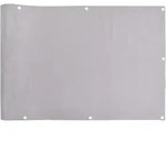 vidaXL Balkon-Sichtschutz Grau 500x120 cm PVC
