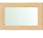 Gartenhausfenster 84 x 44 cm f&uuml;r 38 mm Wandst&auml;rke Kunstglas