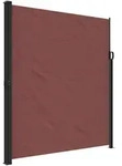 vidaXL Seitenmarkise Ausziehbar Braun 220x600 cm