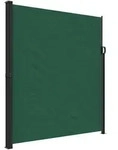 vidaXL Seitenmarkise Ausziehbar Dunkelgr&uuml;n 220x600 cm