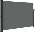 vidaXL Ausziehbare Seitenmarkise Anthrazit 140x600 cm