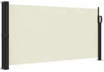 vidaXL Seitenmarkise Ausziehbar Creme 100x500 cm