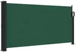 vidaXL Seitenmarkise Ausziehbar Dunkelgr&uuml;n 100x500 cm