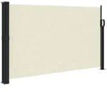 vidaXL Seitenmarkise Ausziehbar Creme 120x500 cm