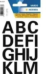 HERMA Buchstabenetikett 4167 A-Z 25mm Folie schwarz 28 St./Pack.