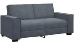 vidaXL 2-Sitzer-Sofa Dunkelgrau 180x78x84 cm Samt