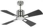 eco neo III 92, wlan-ventilator ohne licht, geh&auml;use aus geb&uuml;rstetem stahl, fl&uuml;gel