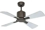 eco neo III 92, wlan-ventilator ohne licht, brauner korpus mit teakholz- und