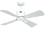 eco neo III 92, wlan-ventilator ohne licht, wei&szlig;es geh&auml;use, fl&uuml;gel in wenge und