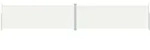 vidaXL Seitenmarkise Ausziehbar Creme 220x1200 cm