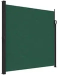 vidaXL Seitenmarkise Ausziehbar Dunkelgr&uuml;n 200x500 cm