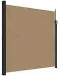 vidaXL Seitenmarkise Ausziehbar Taupe 200x500 cm