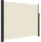 vidaXL Seitenmarkise Ausziehbar Creme 160x500 cm