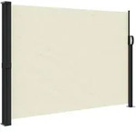 vidaXL Seitenmarkise Ausziehbar Creme 140x600 cm