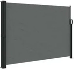 vidaXL Ausziehbare Seitenmarkise Anthrazit 140x500 cm