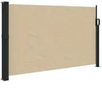 vidaXL Seitenmarkise Ausziehbar Beige 120x600 cm