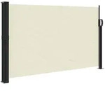 vidaXL Seitenmarkise Ausziehbar Creme 117x300 cm